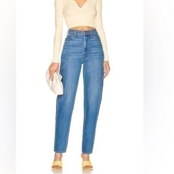 MOTHER Denim - MOTHER Twizzy Skimp Snacks High Rise Straight Leg Jeans Delicious Memories 27